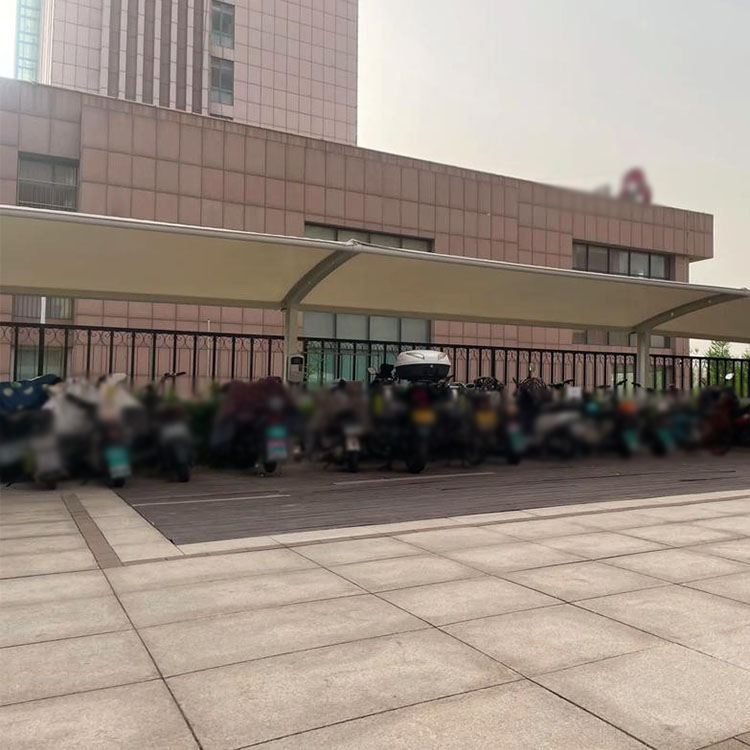 芷江膜结构电动车棚